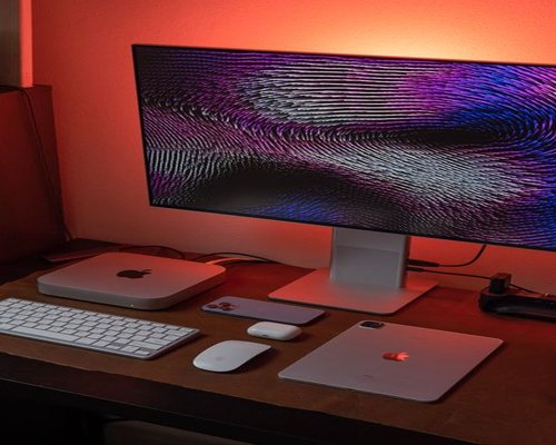 Home office setup in Mexico